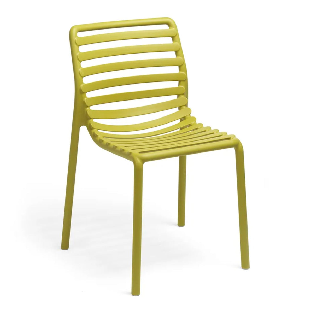 Slatted Outdoor Monobloc Dining Chair – Doga – outdoor alternate view 9
