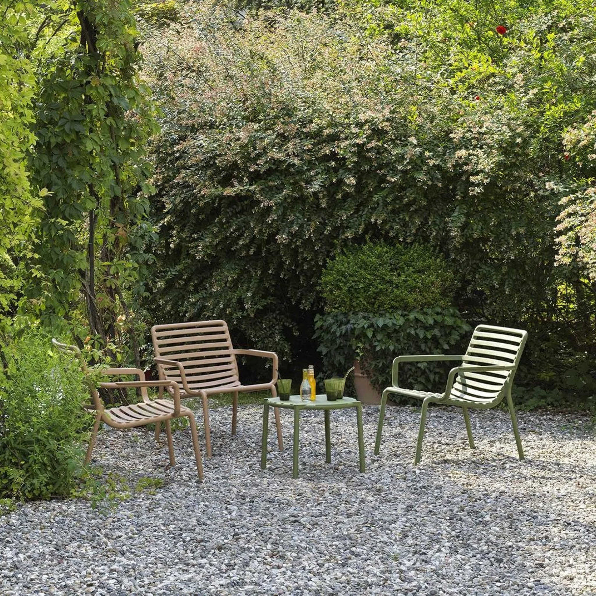 Slatted Stackable Outdoor Lounge Chair – Doga – outdoor alternate view 31