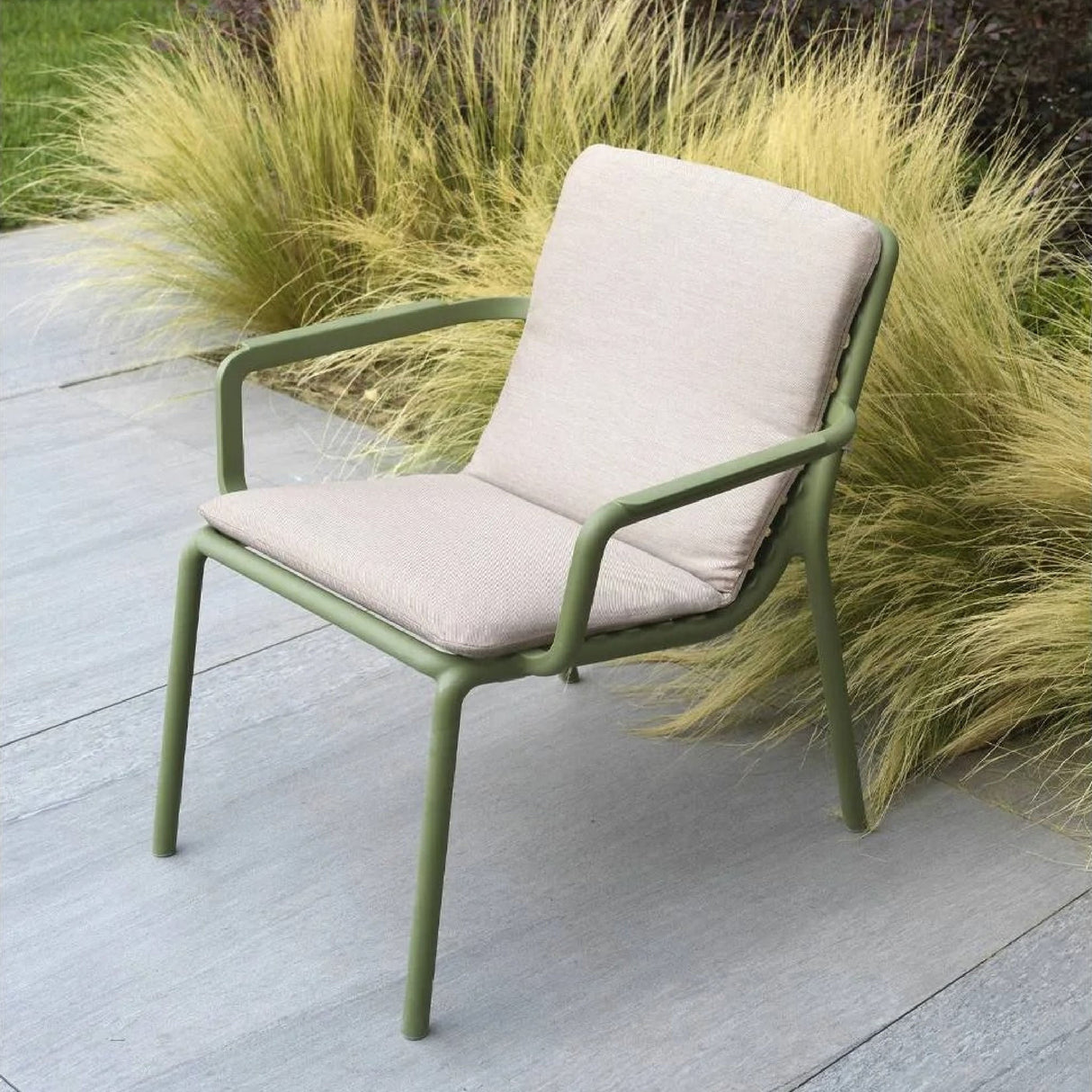 Slatted Stackable Outdoor Lounge Chair – Doga – outdoor alternate view 29