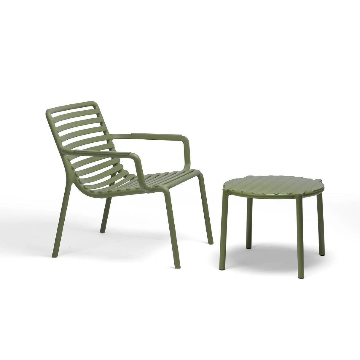 Slatted Stackable Outdoor Lounge Chair – Doga – outdoor alternate view 20