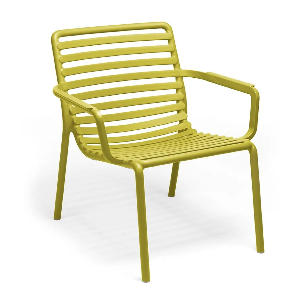 Slatted Stackable Outdoor Lounge Chair – Doga – outdoor alternate view 9
