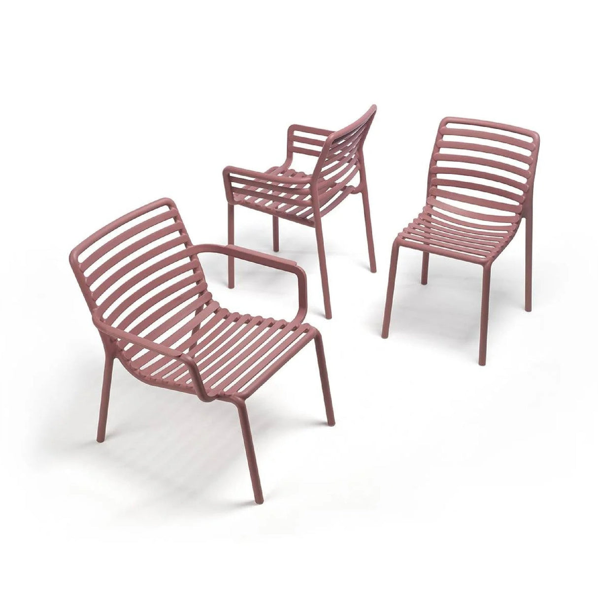 Slatted Stackable Outdoor Lounge Chair – Doga – outdoor alternate view 21
