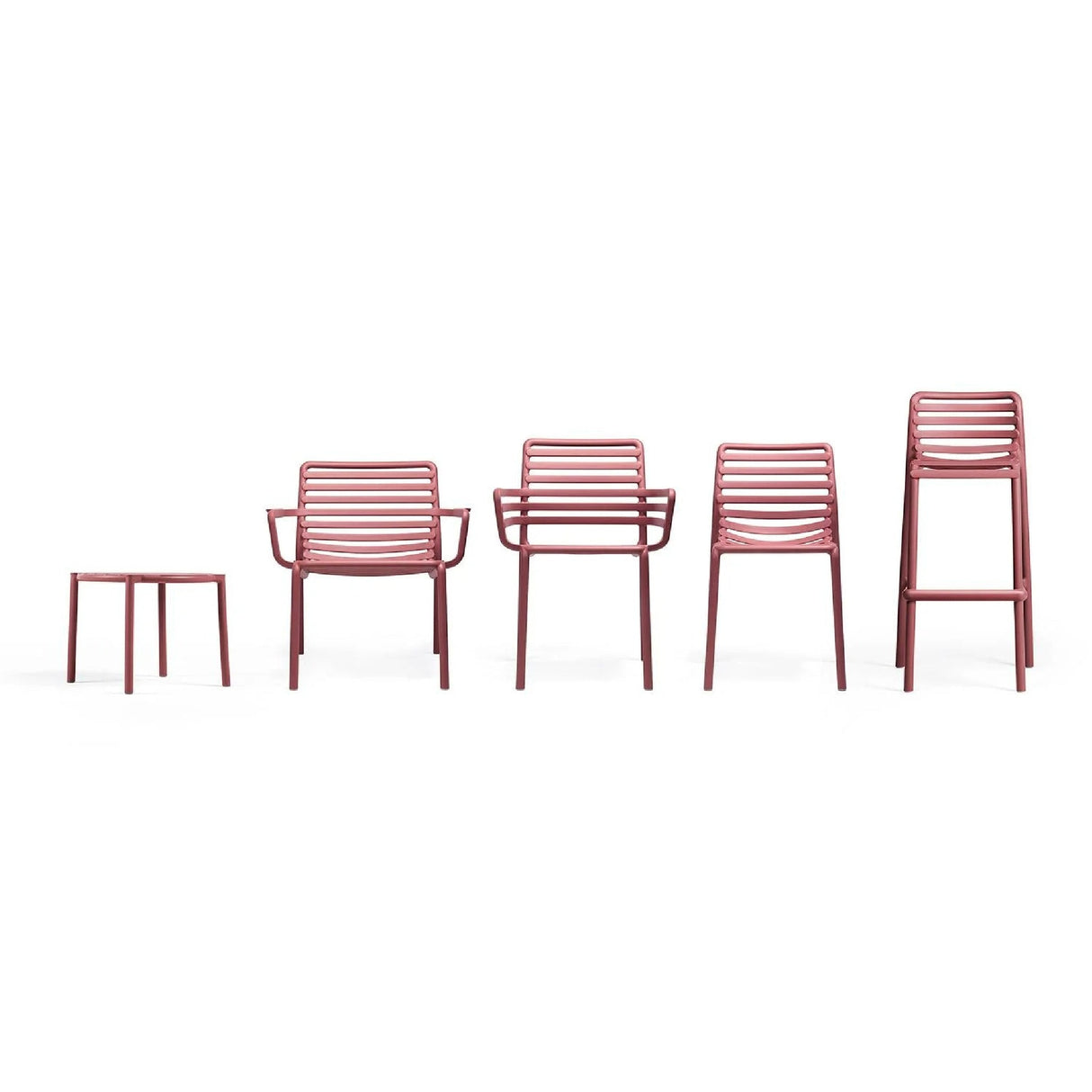 Slatted Stackable Outdoor Lounge Chair – Doga – outdoor alternate view 23