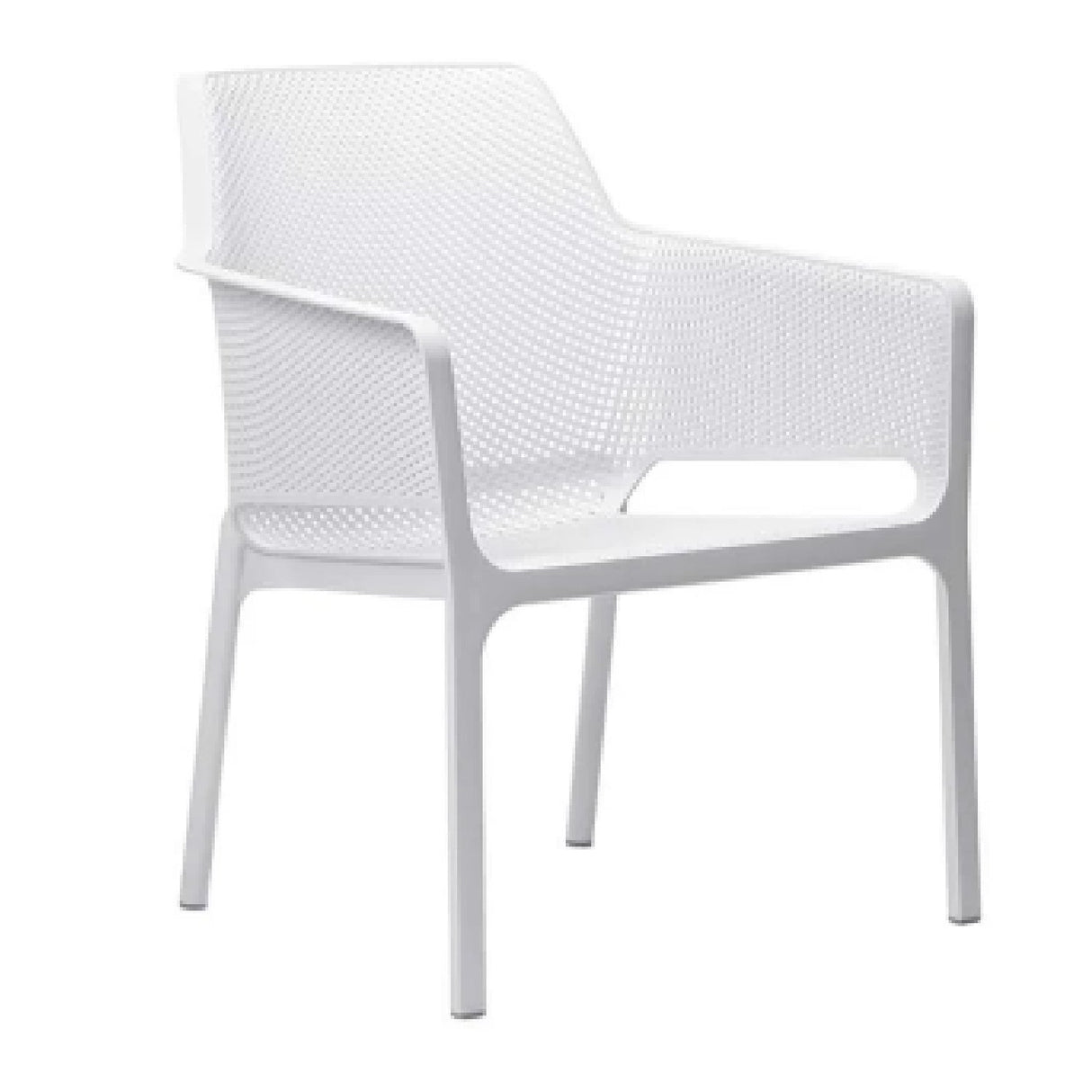 Outdoor Perforated Cushioned Armchair – Net Relax – outdoor front view