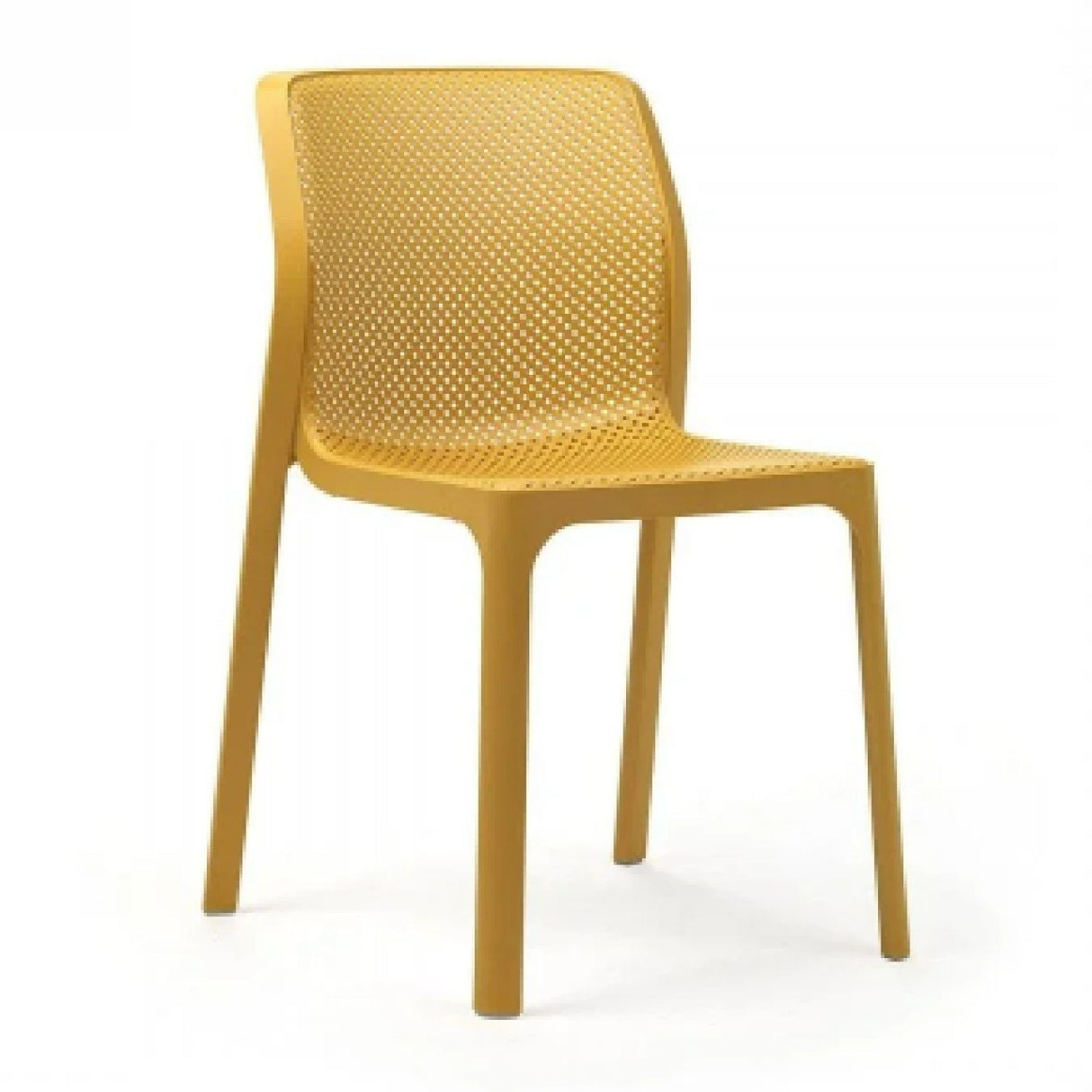 Perforated Monobloc Outdoor Dining Chair – Bit – outdoor alternate view 9