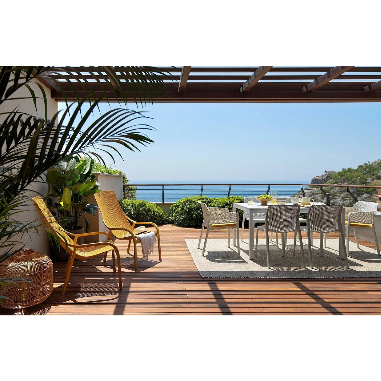 Perforated Outdoor Lounge Chair – Net Lounge – outdoor alternate view 33