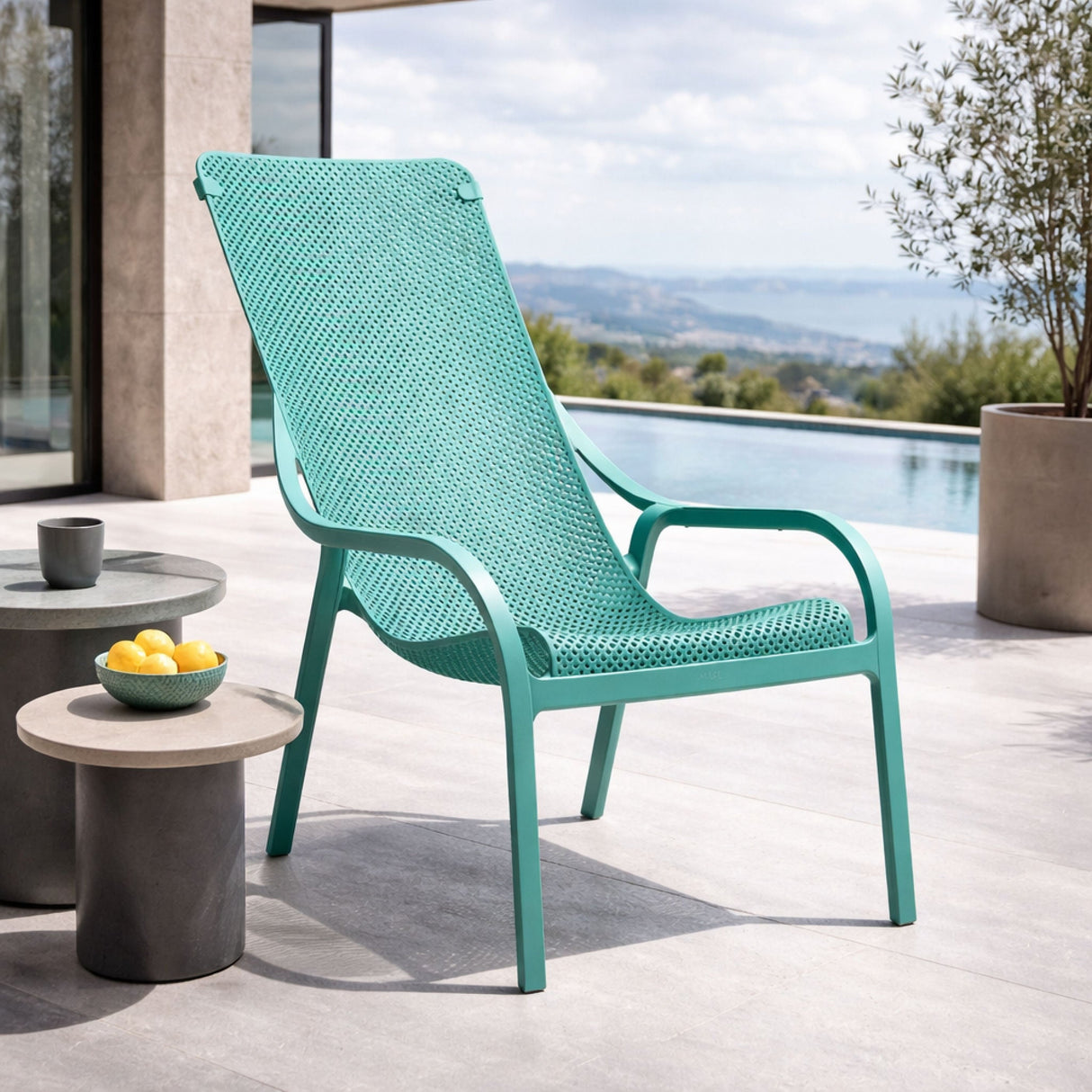Perforated Outdoor Lounge Chair – Net Lounge – outdoor alternate view 6