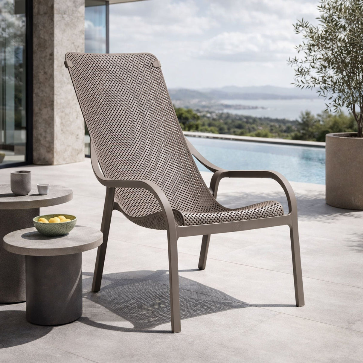Perforated Outdoor Lounge Chair – Net Lounge – outdoor alternate view 8