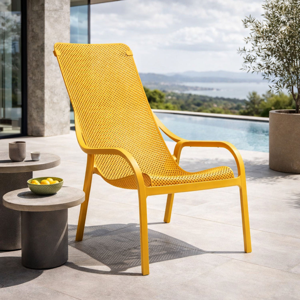 Perforated Outdoor Lounge Chair – Net Lounge – outdoor alternate view 10