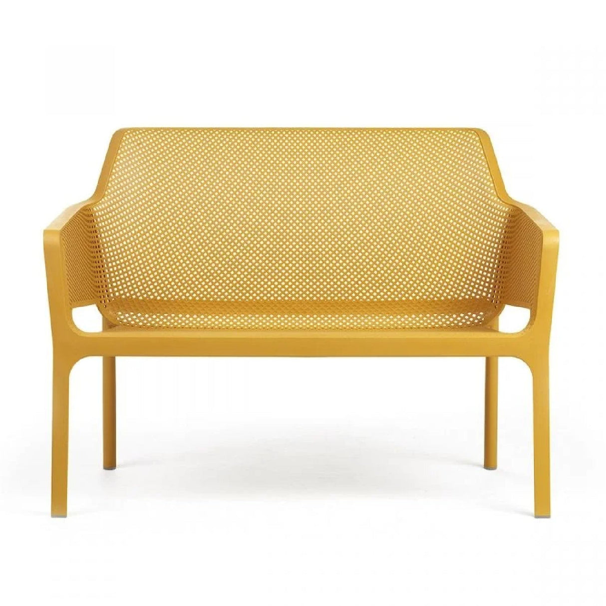 Outdoor Perforated 2-Seater Bench | Nardi Net | OROA.com