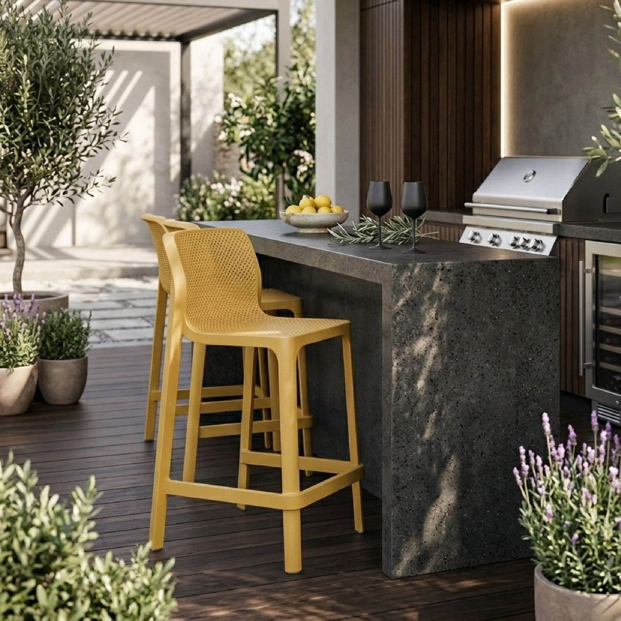 Outdoor Perforated Counter Stool | Oroa.com