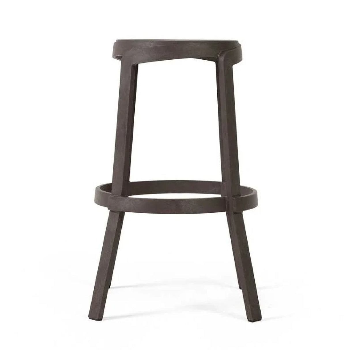 Regenerated Fiberglass Outdoor High Stool – Stack Maxi – outdoor alternate view 8