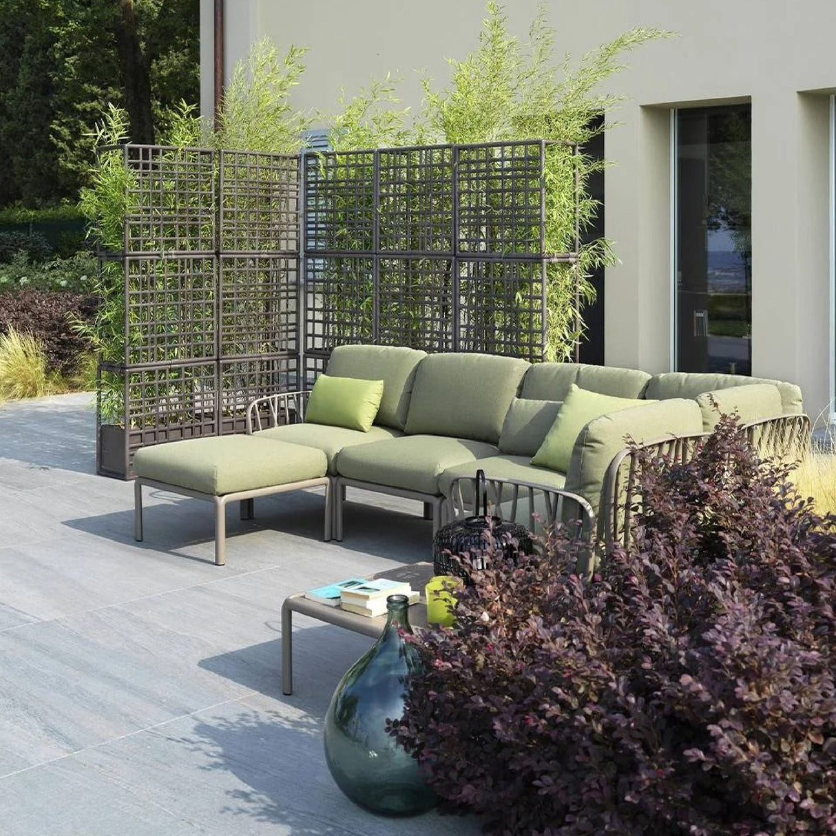 Regenerated Fiberglass Outdoor Wall Partition – Sipario – outdoor alternate view 24