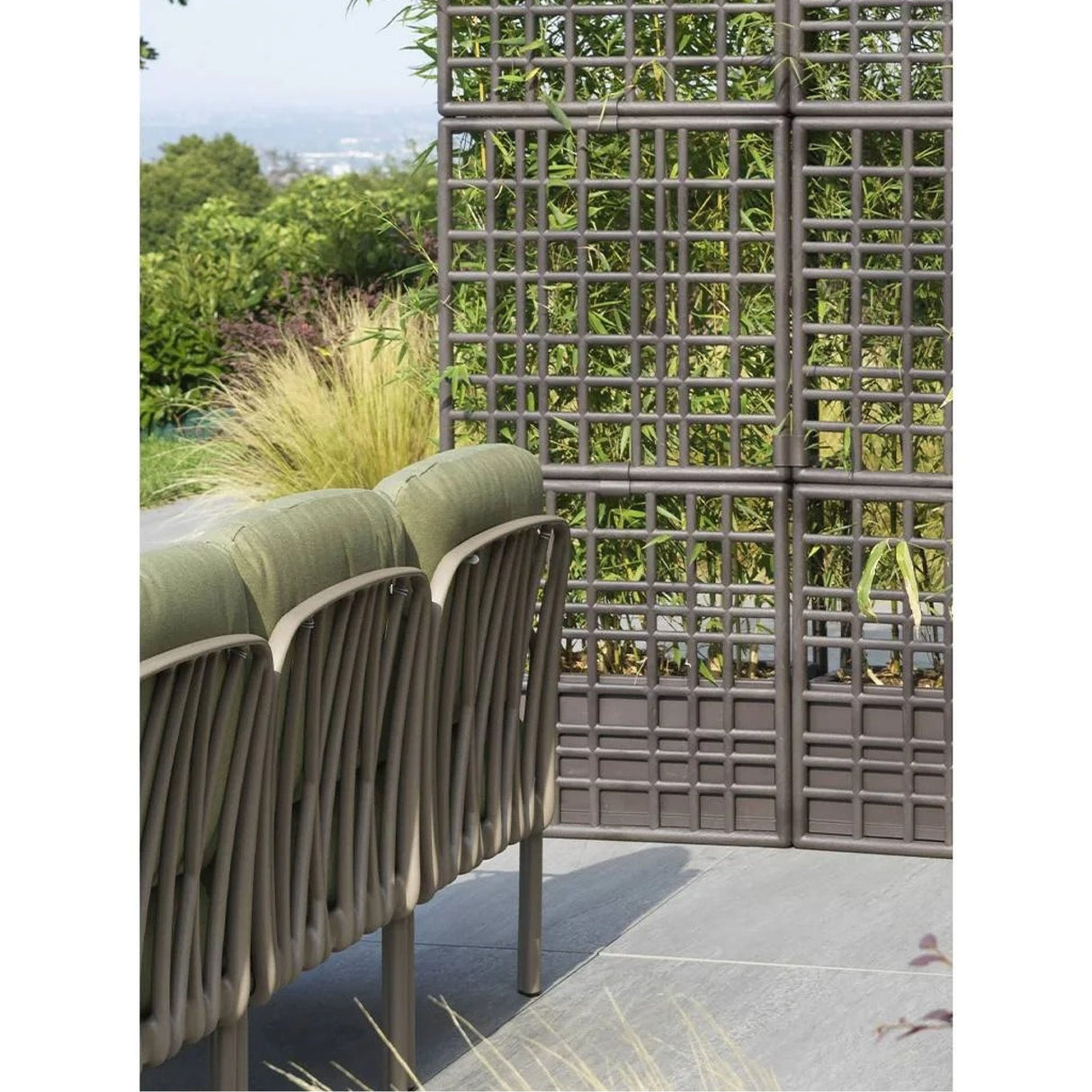 Regenerated Fiberglass Outdoor Wall Partition – Sipario – outdoor alternate view 27
