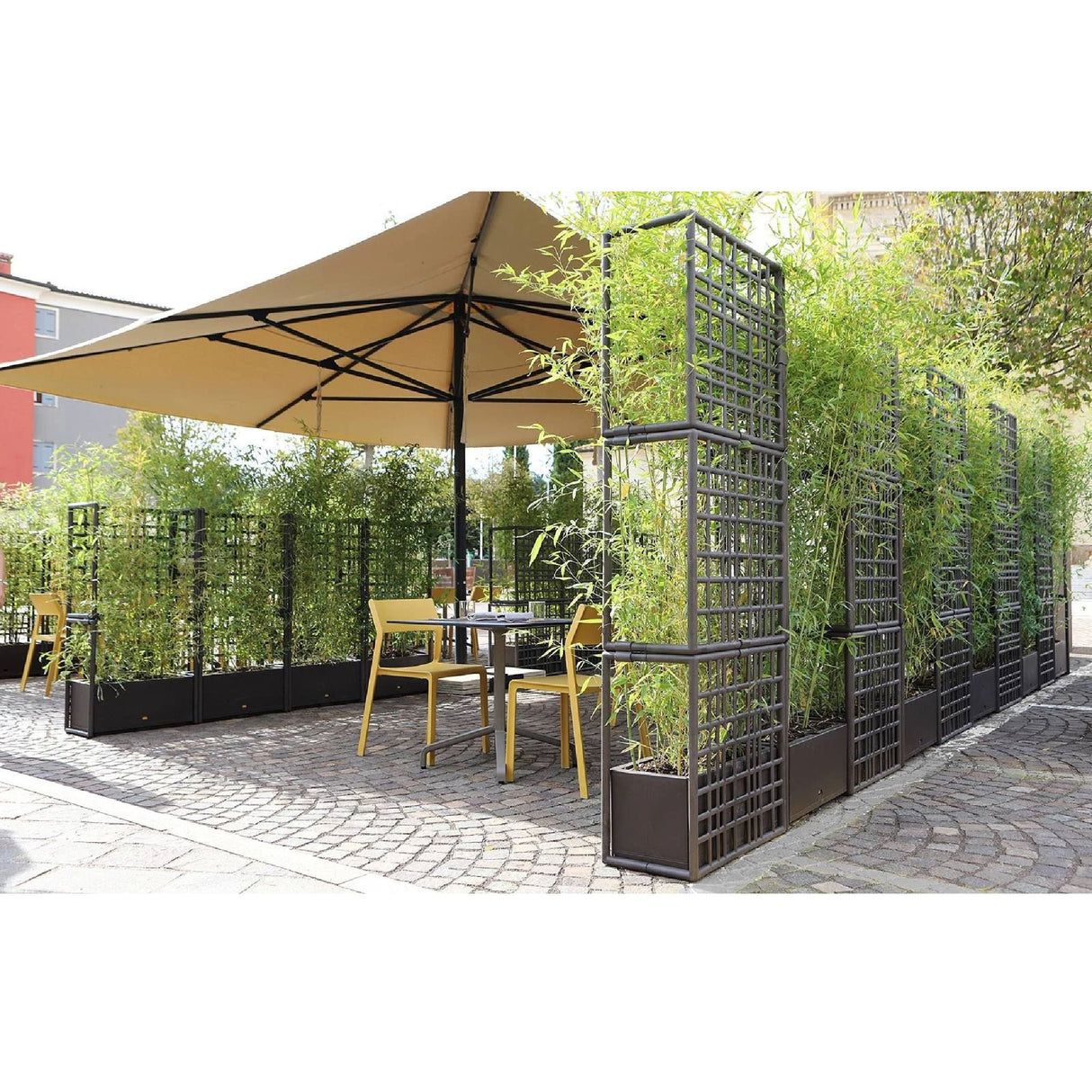 Regenerated Fiberglass Outdoor Wall Partition – Sipario – outdoor alternate view 19