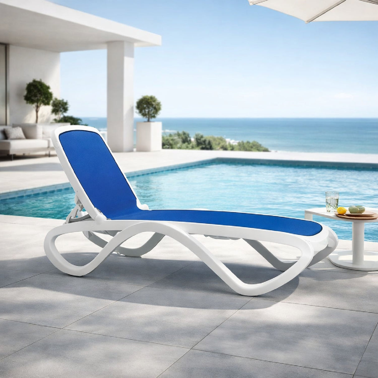 Fabric Adjustable Outdoor Chaise Lounge | Nardi Omega | OROA.com