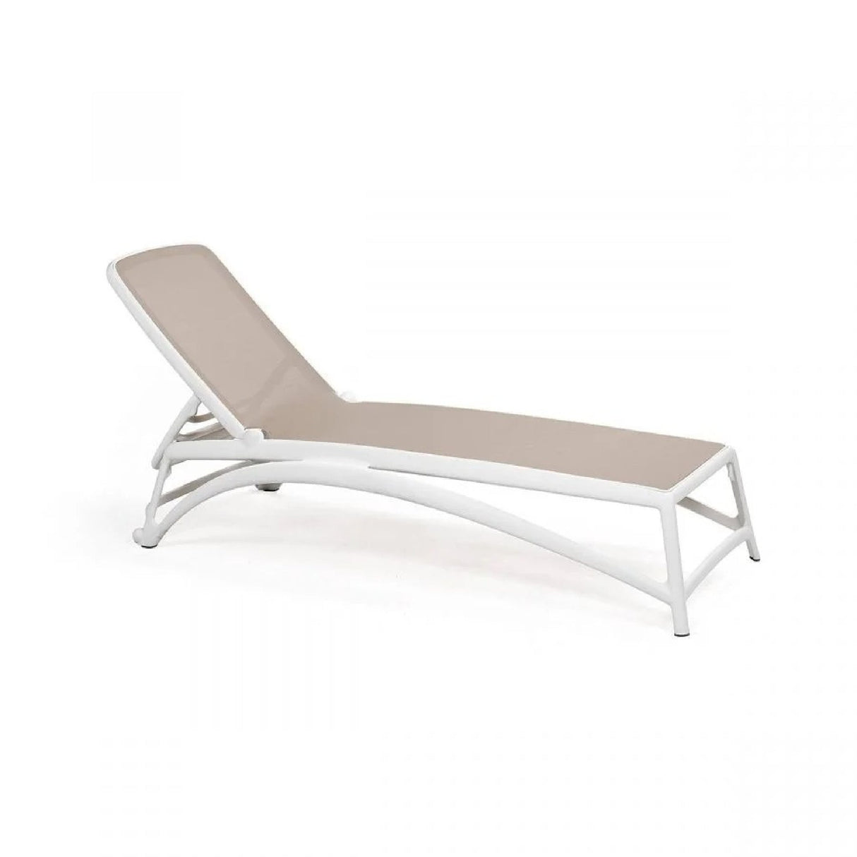 Fiberglass Frame Outdoor Chaise Lounge – Atlantico – outdoor side profile