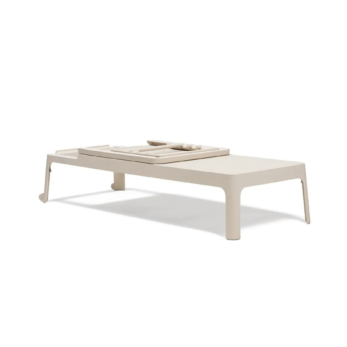 Stackable Fiberglass Outdoor Chaise Lounge – Plano – outdoor alternate view 14