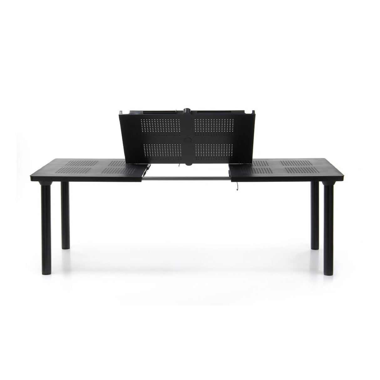 Extendable Outdoor Dining Table with Umbrella Hole – Libeccio – outdoor alternate view 10