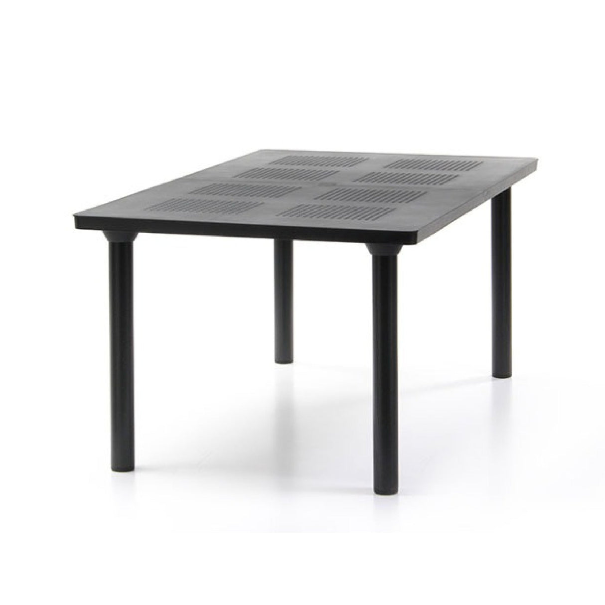 Extendable Outdoor Dining Table with Umbrella Hole – Libeccio – outdoor alternate view 14