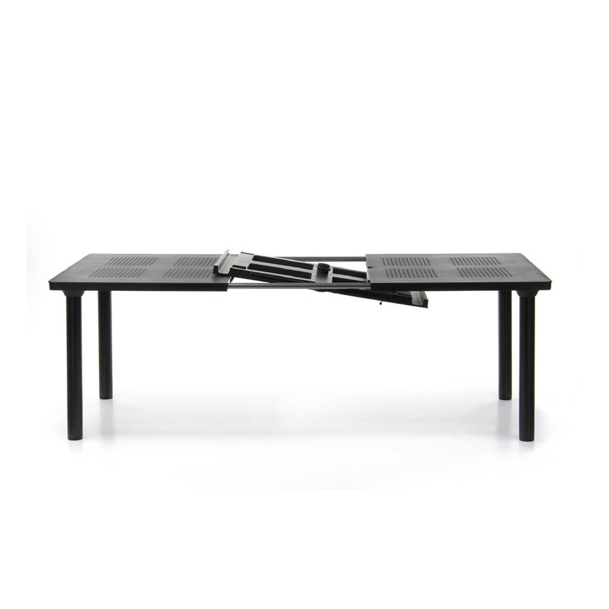 Extendable Outdoor Dining Table with Umbrella Hole – Libeccio – outdoor alternate view 22