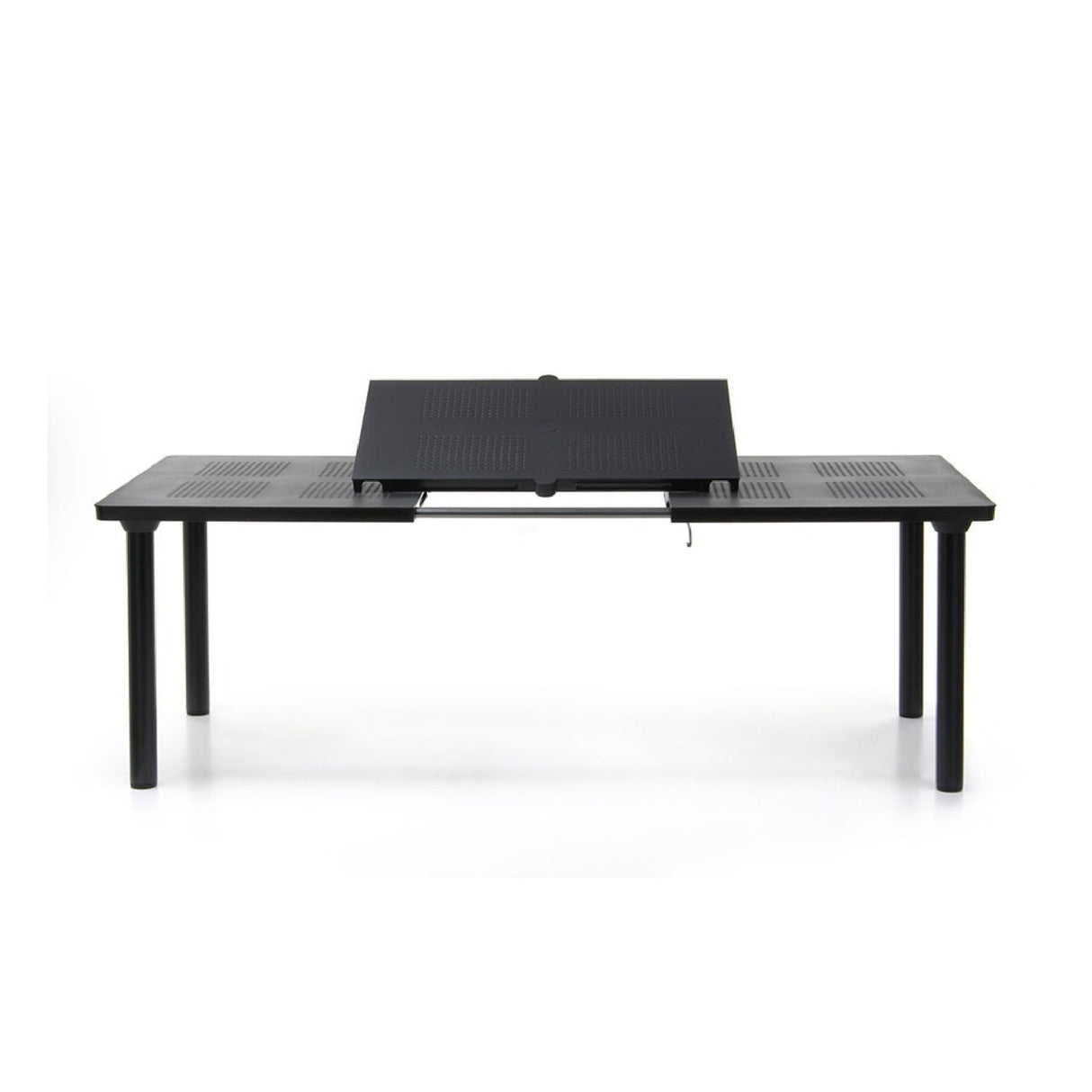 Extendable Outdoor Dining Table with Umbrella Hole – Libeccio – outdoor alternate view 23
