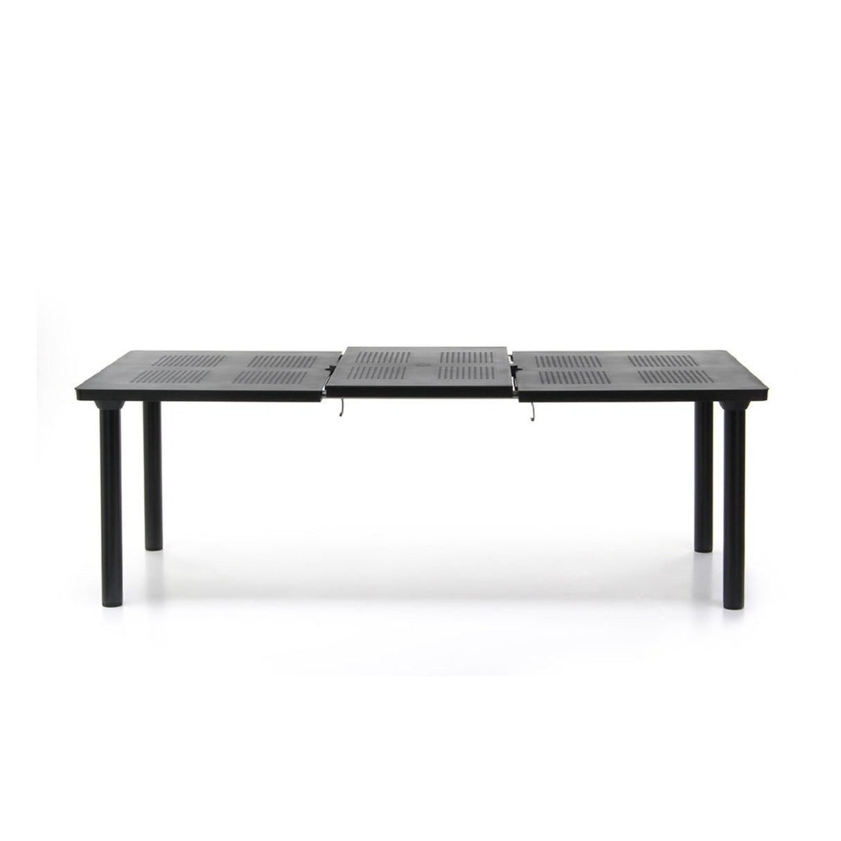 Extendable Outdoor Dining Table with Umbrella Hole – Libeccio – outdoor alternate view 7