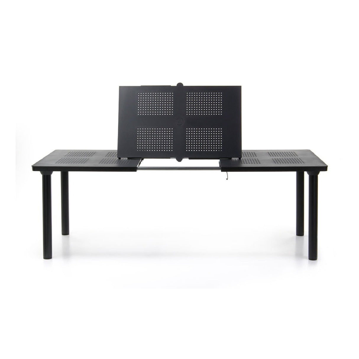 Extendable Outdoor Dining Table with Umbrella Hole – Libeccio – outdoor alternate view 9