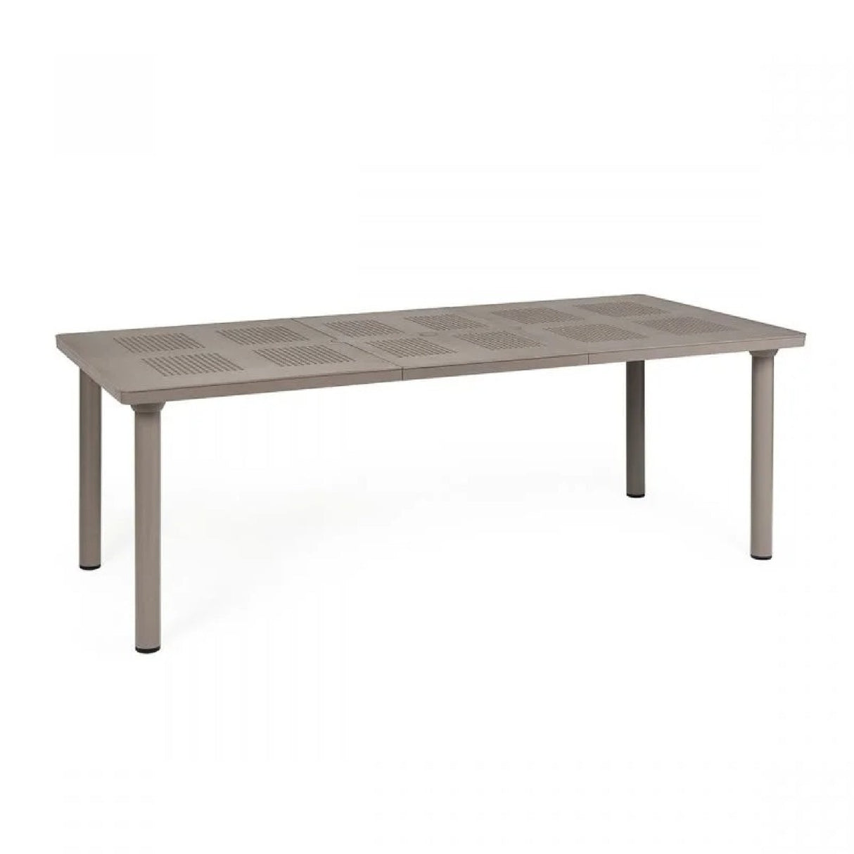 Extendable Outdoor Dining Table with Umbrella Hole – Libeccio – outdoor alternate view 5