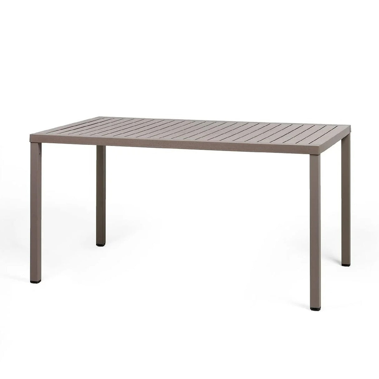 Rectangular Slatted Outdoor Dining Table – Cube – outdoor alternate view 7