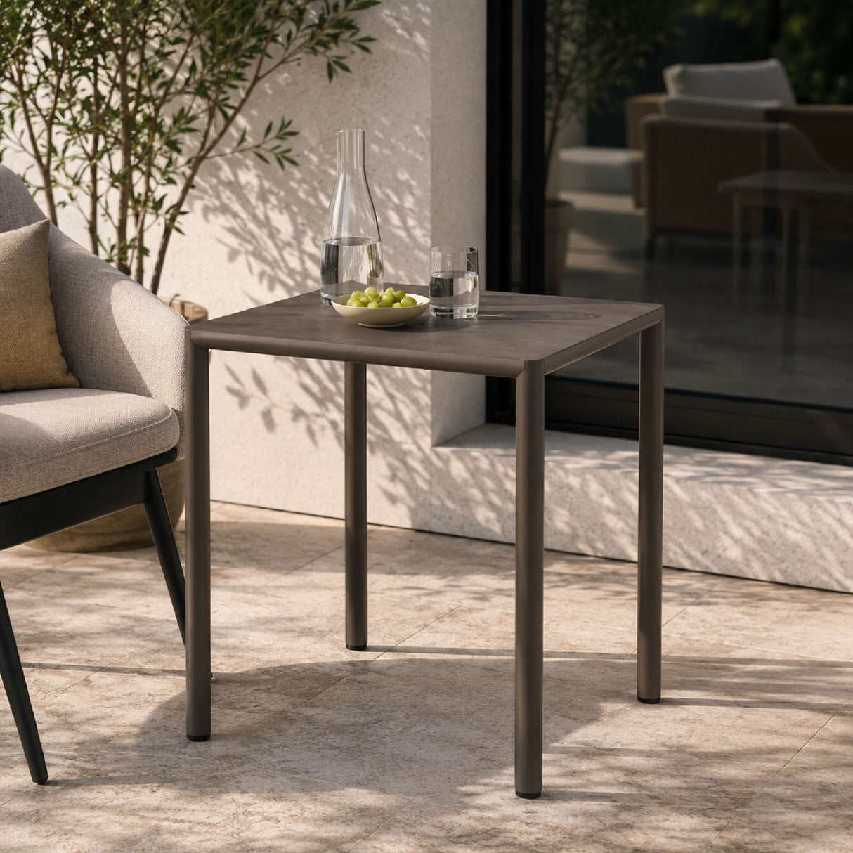 Aluminum Adjustable Outdoor Dining Table – Piave – outdoor alternate view 8
