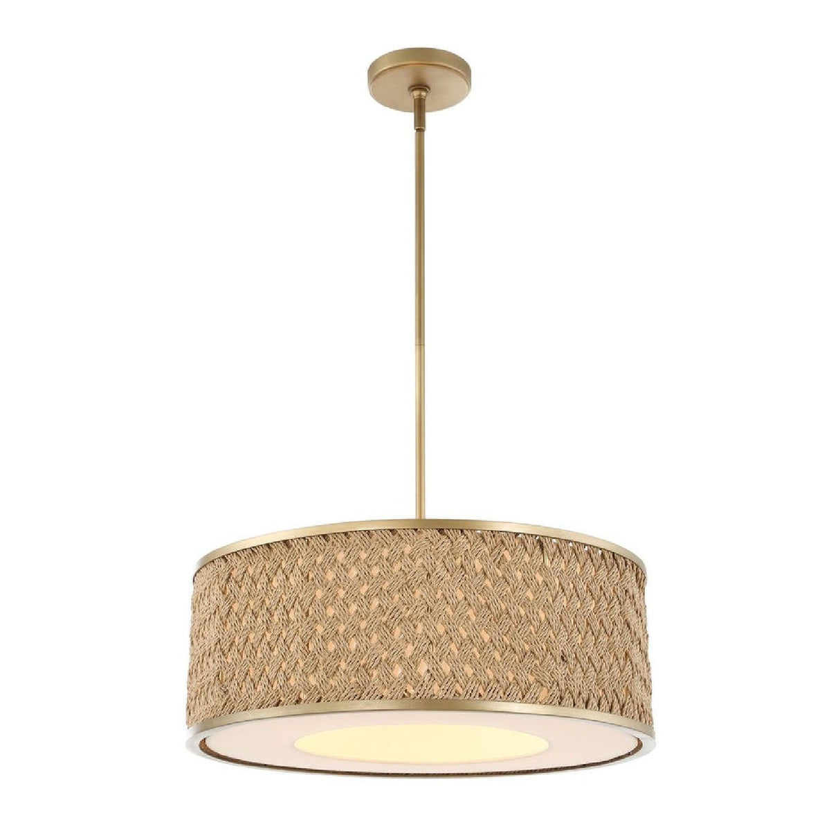 Modern European furniture - Woven Rattan 4-Light Pendant Lamp - www.oroa.com