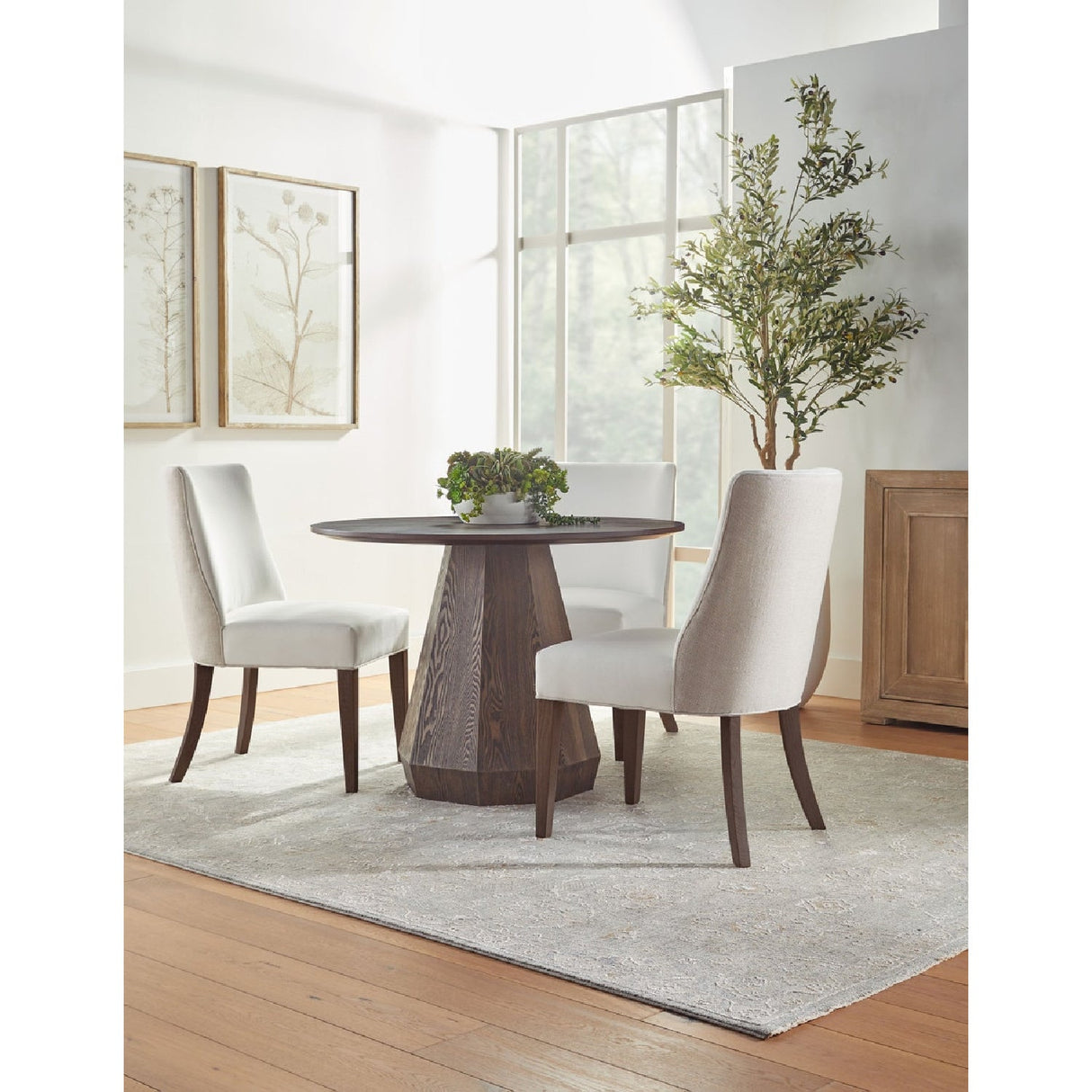 Two-Toned Dining Chairs (2) | Living Essentials Duet