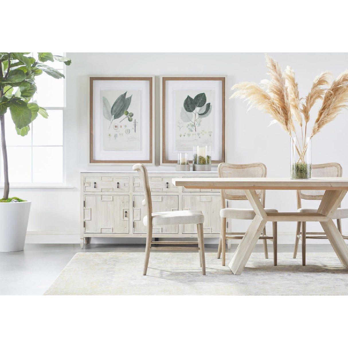 Cane-Back Dining Chair Set (2) | Living Essentials Cela – alternate view 29