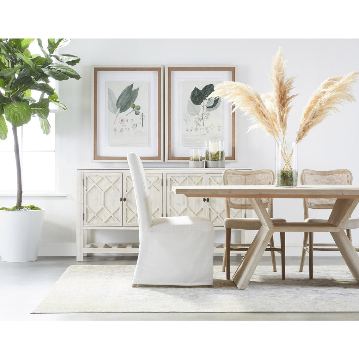 Cane-Back Dining Chair Set (2) | Living Essentials Cela – alternate view 31