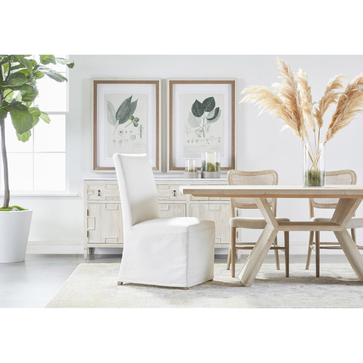 Cane-Back Dining Chair Set (2) | Living Essentials Cela – alternate view 33