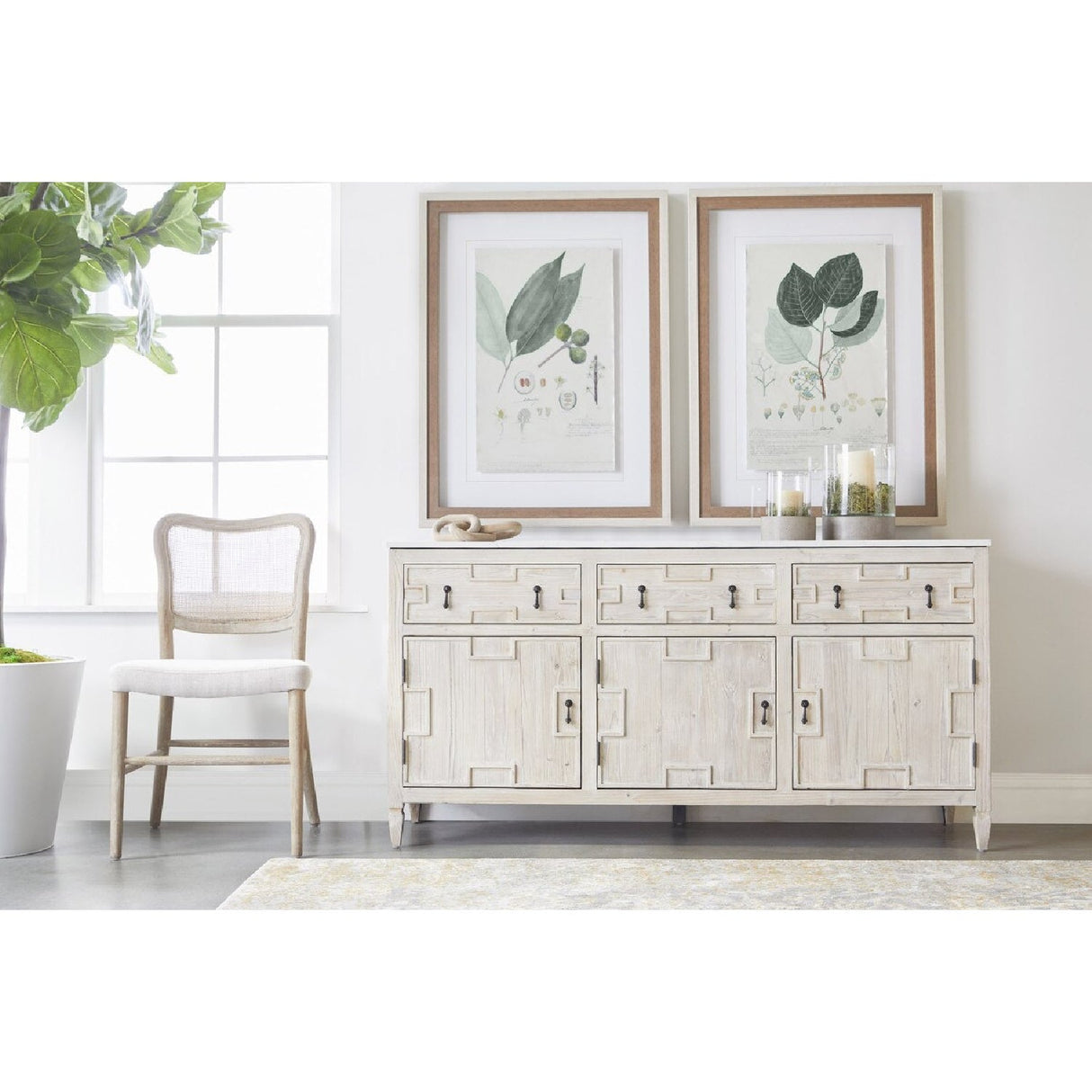 Cane-Back Dining Chair Set (2) | Living Essentials Cela – alternate view 34
