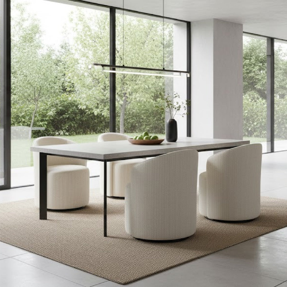 Modern European furniture - Outdoor Swivel Dining Chair - www.oroa.com