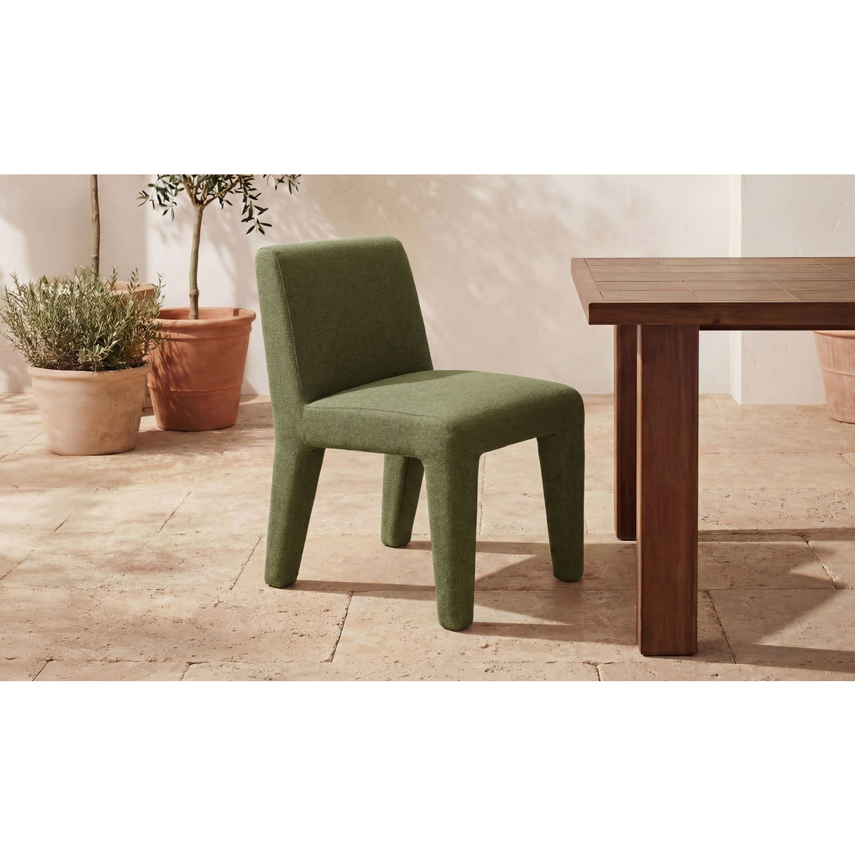 Modern European furniture - Outdoor Upholstered Dining Chair - www.oroa.com | Oroa.com
