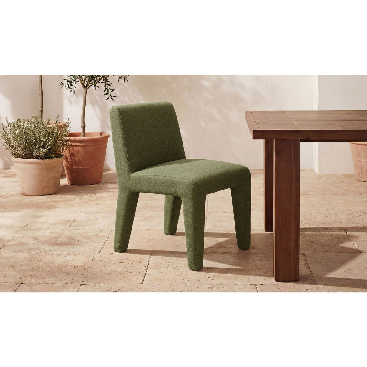 Modern European furniture - Outdoor Upholstered Dining Chair - www.oroa.com