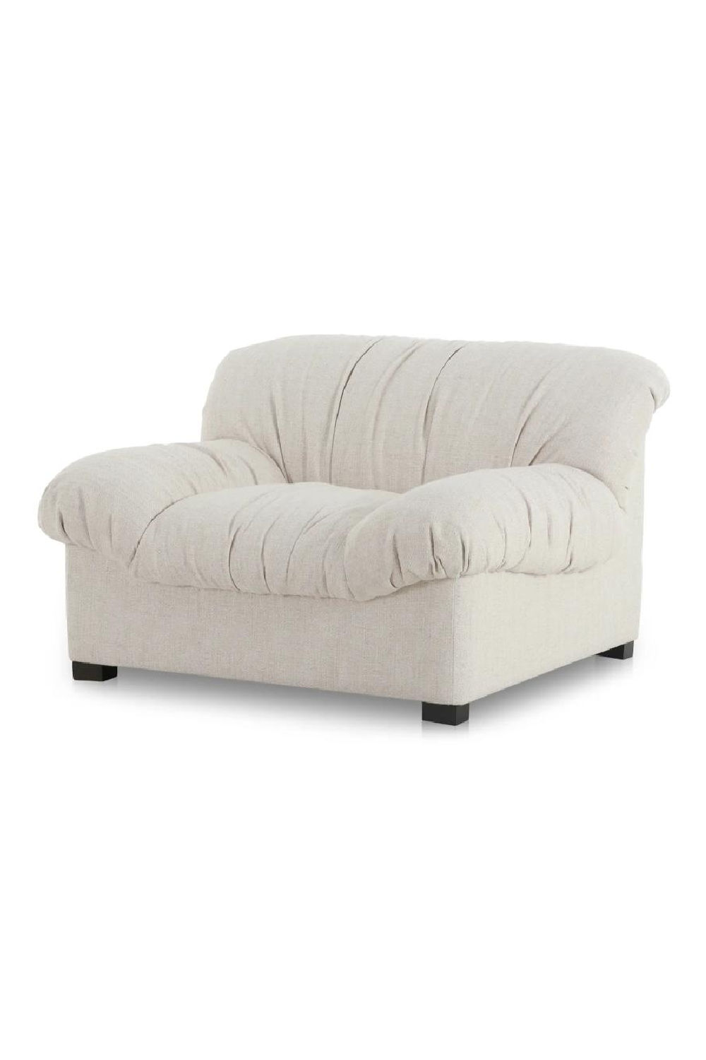 Modern European furniture - Vintage-Inspired Wrinkled Lounge Chair - www.oroa.com