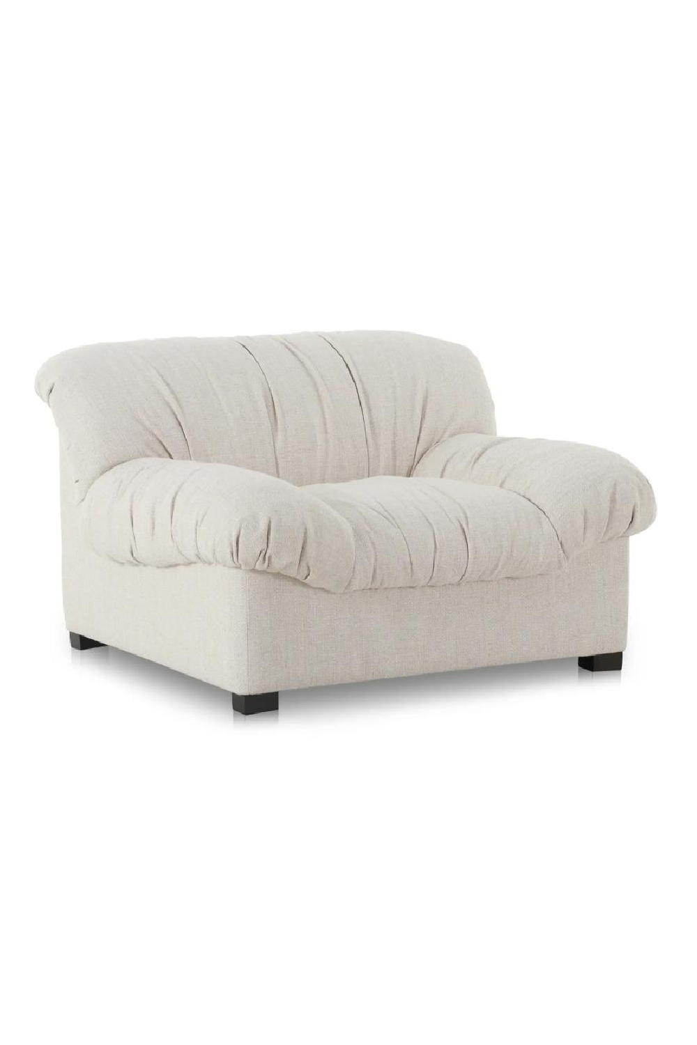 Modern European furniture - Vintage-Inspired Wrinkled Lounge Chair - www.oroa.com