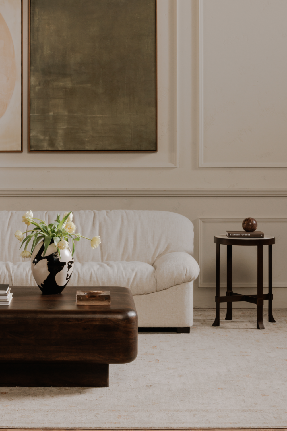 Vintage-Inspired Wrinkled Sofa | Novi Living Halston | Oroa.com