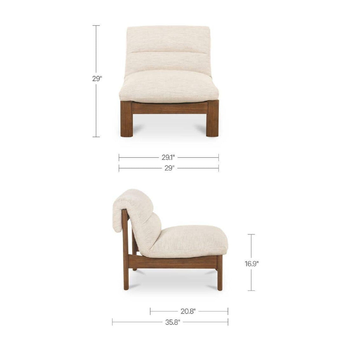 Modern or European furniture - Tufted Lounge Chair - www.oroa.com