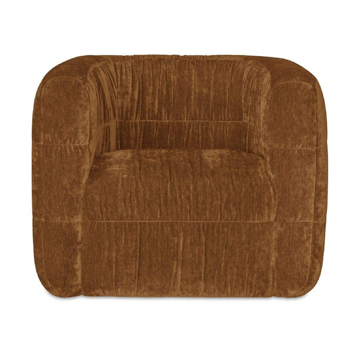 Modern or European furniture - Ruched Chenille Swivel Chair - www.oroa.com