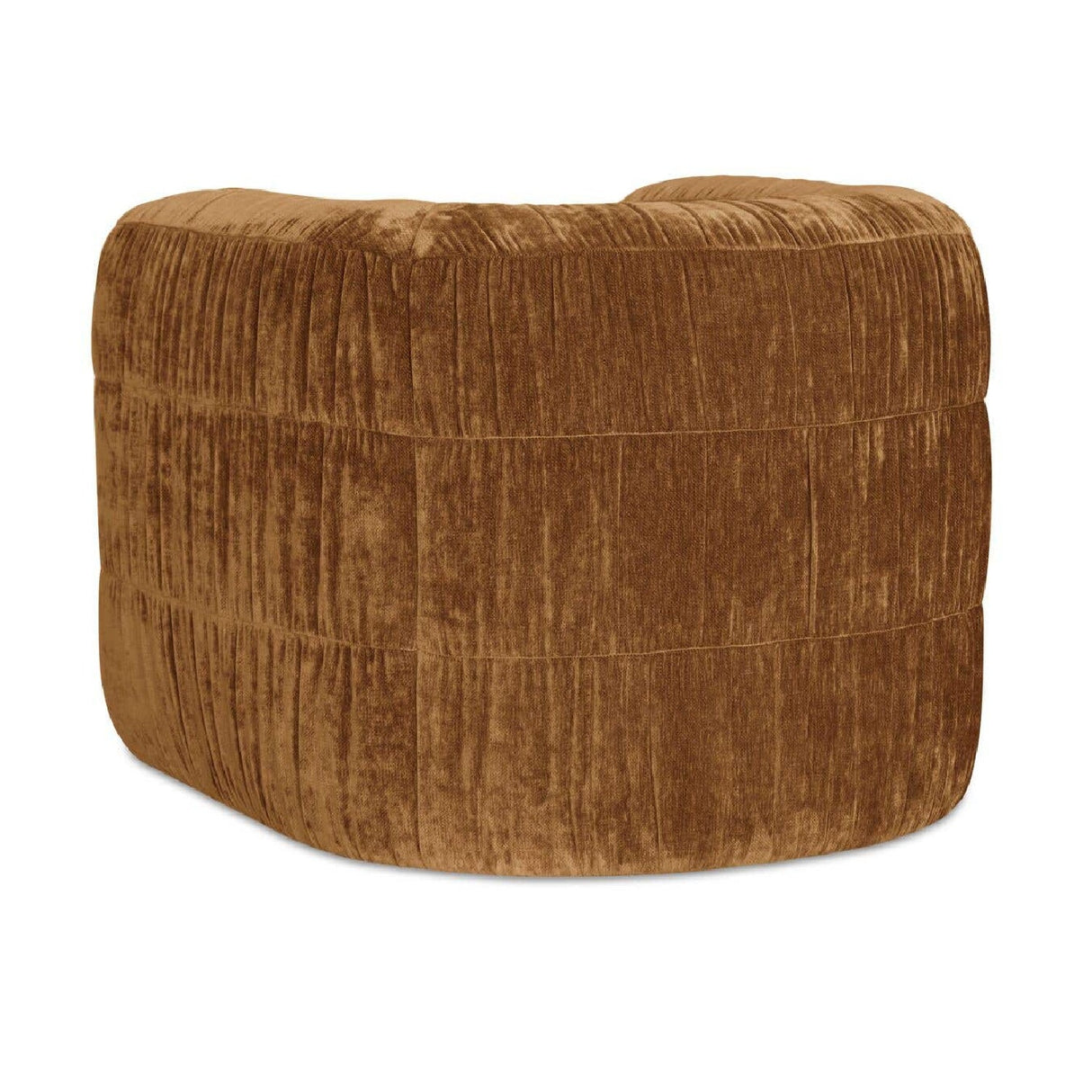 Modern or European furniture - Ruched Chenille Swivel Chair - www.oroa.com