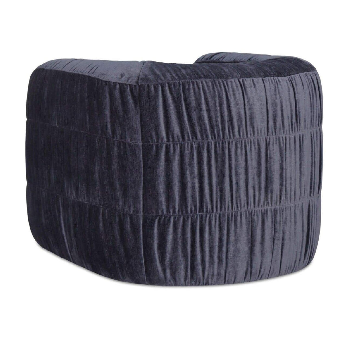 Modern or European furniture - Ruched Chenille Swivel Chair - www.oroa.com