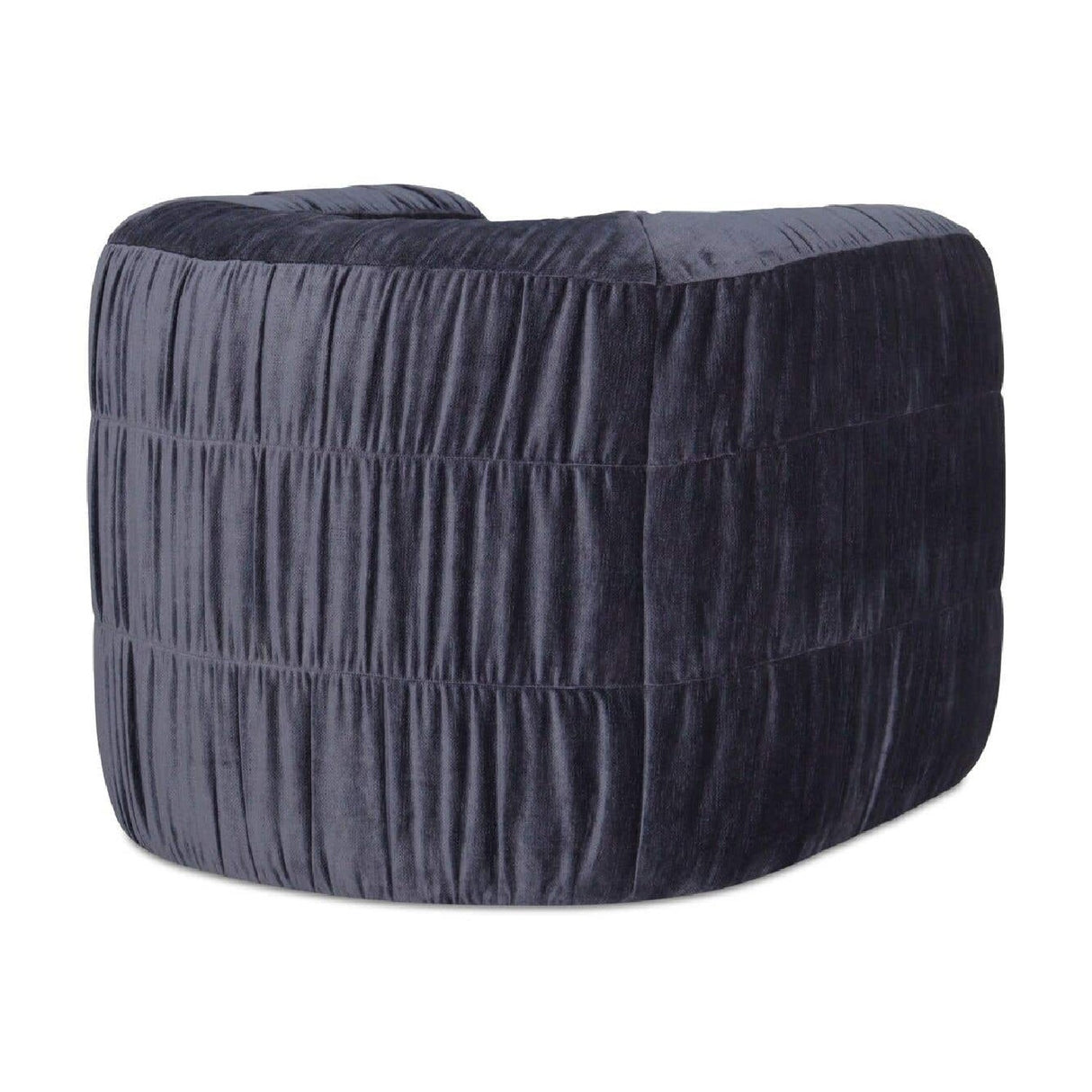 Modern or European furniture - Ruched Chenille Swivel Chair - www.oroa.com