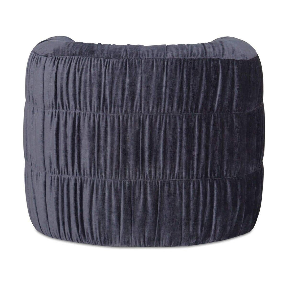 Modern or European furniture - Ruched Chenille Swivel Chair - www.oroa.com