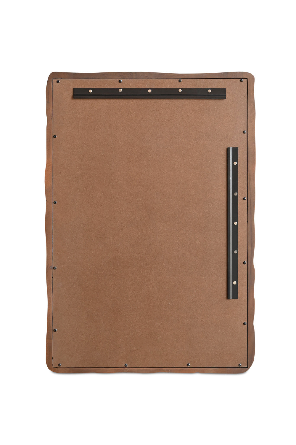 Modern European furniture - Brown Acacia Wood Mirror - www.oroa.com